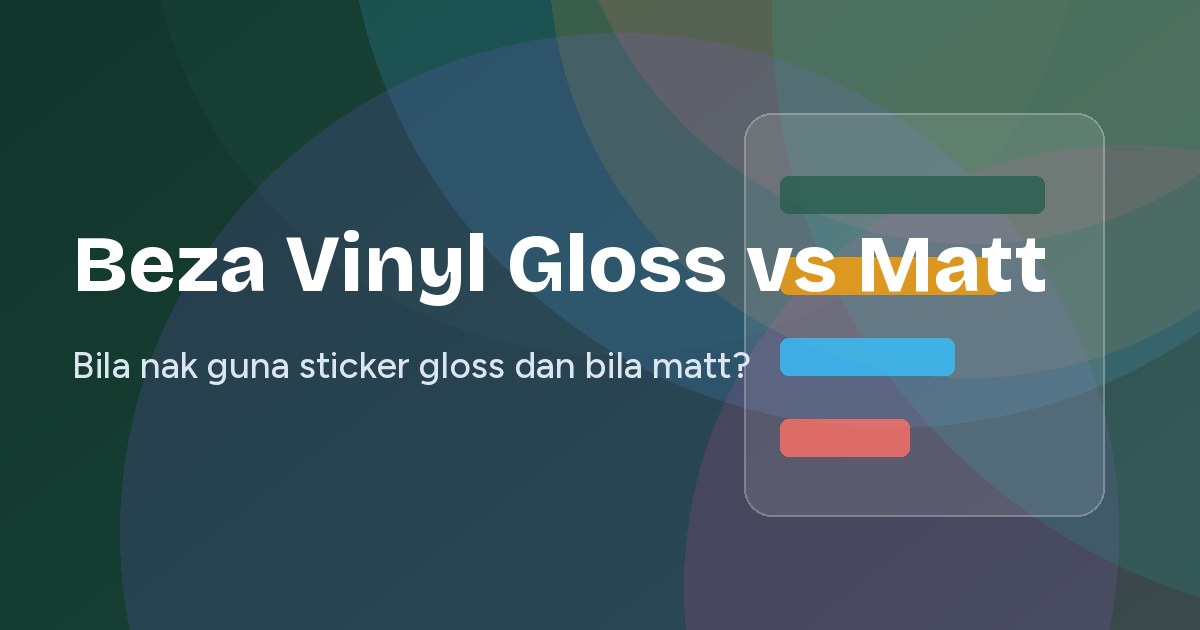 Beza Vinyl Gloss vs Matt