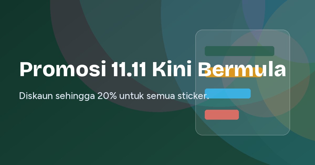 Promosi 11.11 Kini Bermula