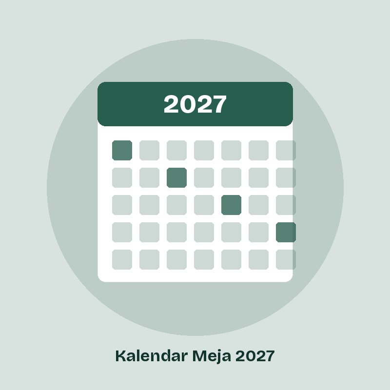 Kalendar Meja 2027